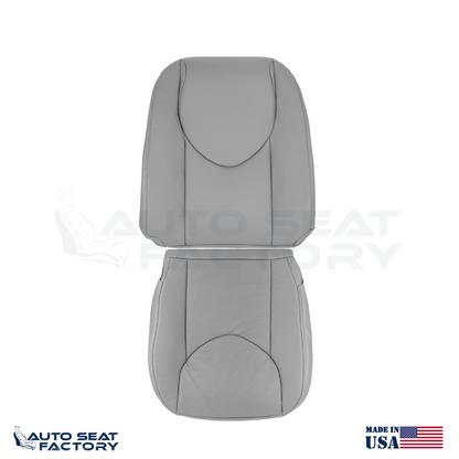 2006 -2012 Fits Toyota RAV4 Front Left Right Ash Gray Leather Seat Covers, Perf. - OEM-Style Replacement Seat Cover