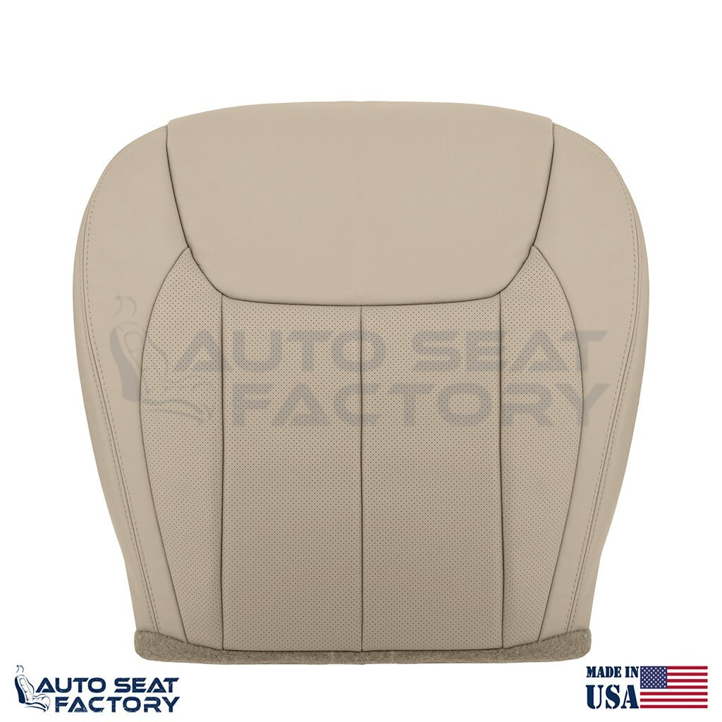 Fits 2006 - 2011 Cadillac DTS Driver Bottom Cashmere Vinyl Seat Cover, Perf. - OEM-Style Replacement Seat Cover