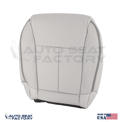 2006 - 2010 Fits Infiniti M45 M35 Lower Left Gray Vinyl Seat Cover, Perforated - OEM-Style Replacement Seat Cover