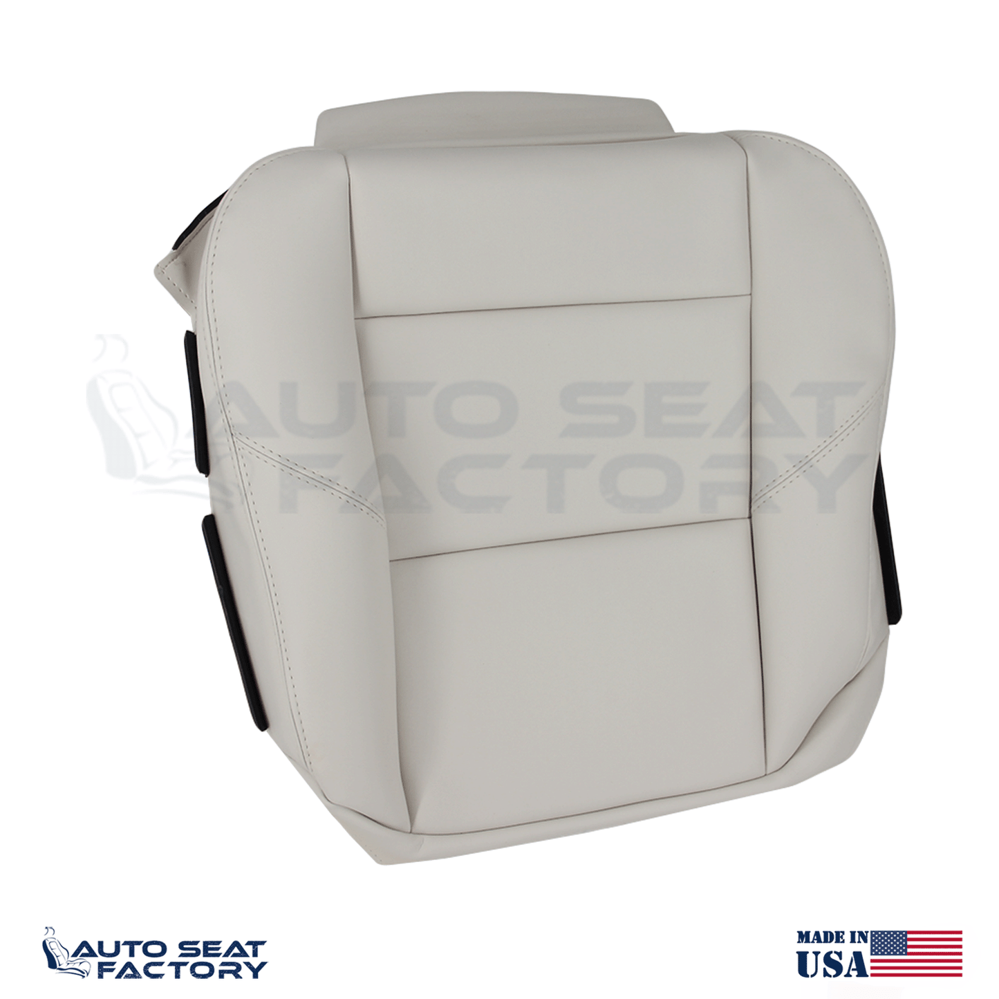 Fits 2007 - 2010 Volvo C70 Left & Right Top & Bottom Cream Vinyl Seat Covers - OEM-Style Replacement Seat Cover