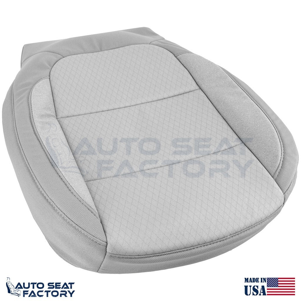 2019 - 2022 Chevy Silverado/ GMC Sierra PASSENGER Bottom Gray Cloth Seat Cover - OEM-Style Replacement Seat Cover