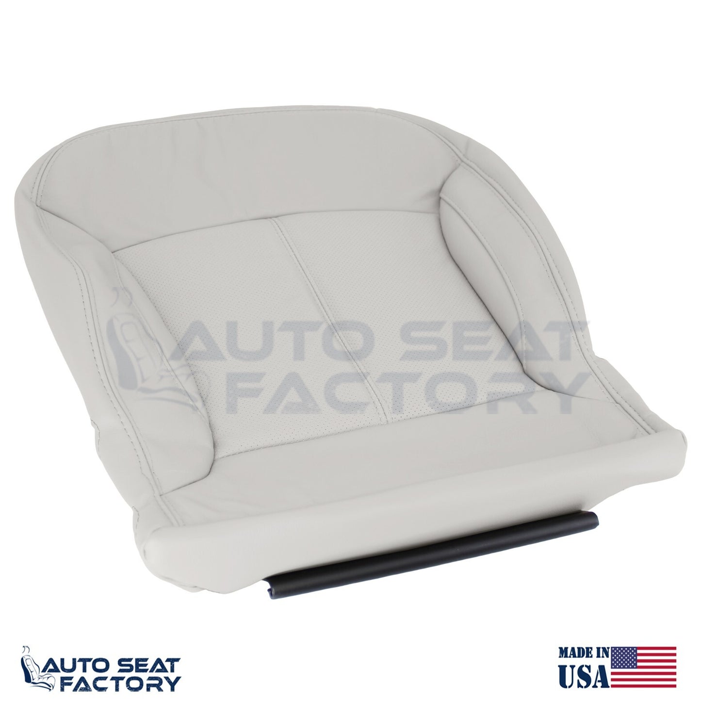 Fits 2010 -2013 Buick LaCrosse Driver Top & Bottom Gray Vinyl Seat Covers, Perf. - OEM-Style Replacement Seat Cover