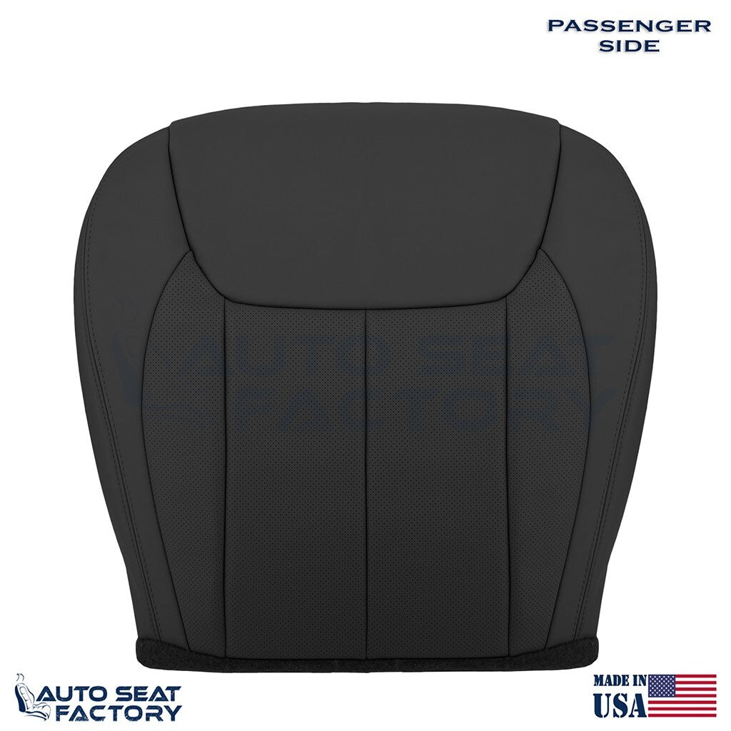 Fits 2006 - 2011 Cadillac DTS PASSENGER Bottom Black Vinyl Seat Cover, Perf. - OEM-Style Replacement Seat Cover