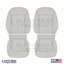 Fits 2010 - 2013 Buick LaCrosse Left & Right Gray Leather Seat Covers, Perf. - OEM-Style Replacement Seat Cover