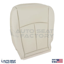 2014 - 2020 Fits Infiniti Q50 PASSENGER Bottom Wheat Vinyl Seat Cover PERFORATED - OEM-Style Replacement Seat Cover