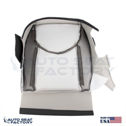 2006 - 2012 Fits Toyota RAV4 SOLID Driver Side Bottom Black Vinyl Seat Cover - OEM-Style Replacement Seat Cover