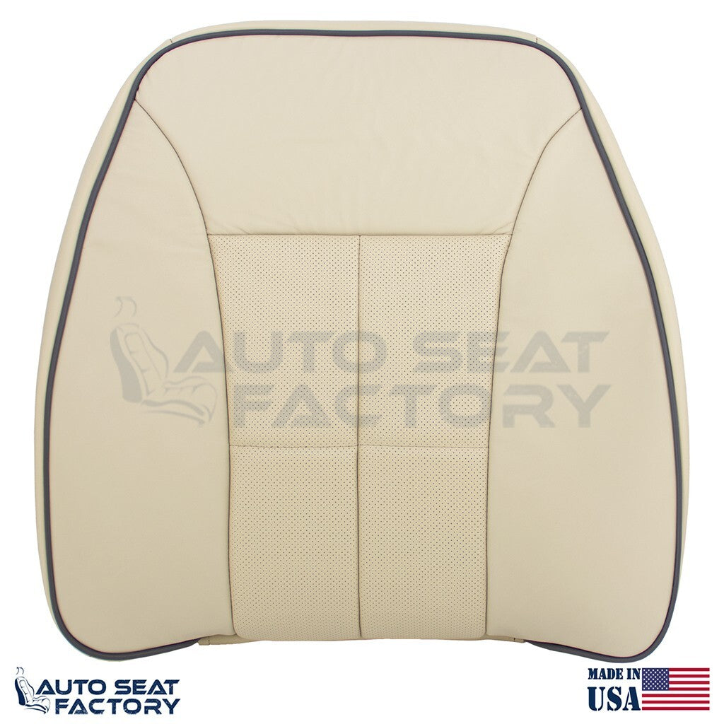 Fits 2007 - 2010 Lincoln MKX Cashmere Vinyl Seat Covers w/ Piping, Perforated - OEM-Style Replacement Seat Cover