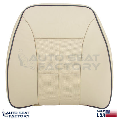 Fits 2007 - 2010 Lincoln MKX Cashmere Vinyl Seat Covers w/ Piping, Perforated - OEM-Style Replacement Seat Cover