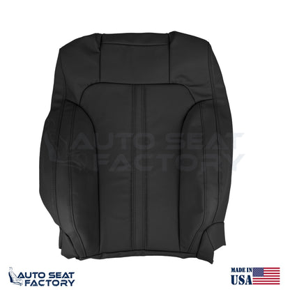 Fits 2009 - 2012 Lincoln MKS PASSENGER Top Black Vinyl Seat Cover, Perforated - OEM-Style Replacement Seat Cover