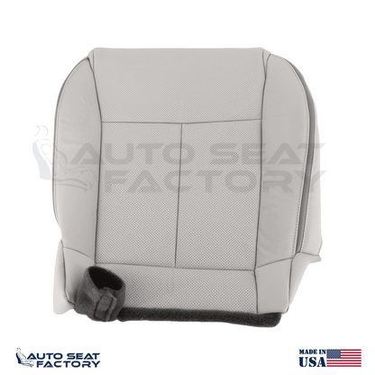 2006 - 2010 Fits Infiniti M45 M35 Driver Top & Bottom Gray VL Seat Covers, Perf. - OEM-Style Replacement Seat Cover