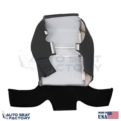 For 2006 2007 Chevy Monte Carlo Left & Right Perf Black Vinyl Seat Covers 4PCS - OEM-Style Replacement Seat Cover