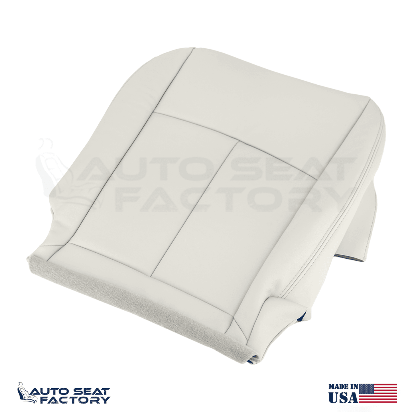 2014 - 2020 Fits Infiniti Q50 LEFT & RIGHT 4PCS Gray Vinyl SOLID Seat Covers - OEM-Style Replacement Seat Cover