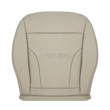 Replacement Fits 2013 - 2017 Audi Q5 Driver Bottom Solid Beige Vinyl Seat Cover - OEM-Style Replacement Seat Cover