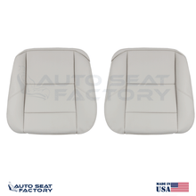 Replacement For 2007 -2010 Volvo C70 Left & Right Bottom Cream Vinyl Seat Covers - OEM-Style Replacement Seat Cover