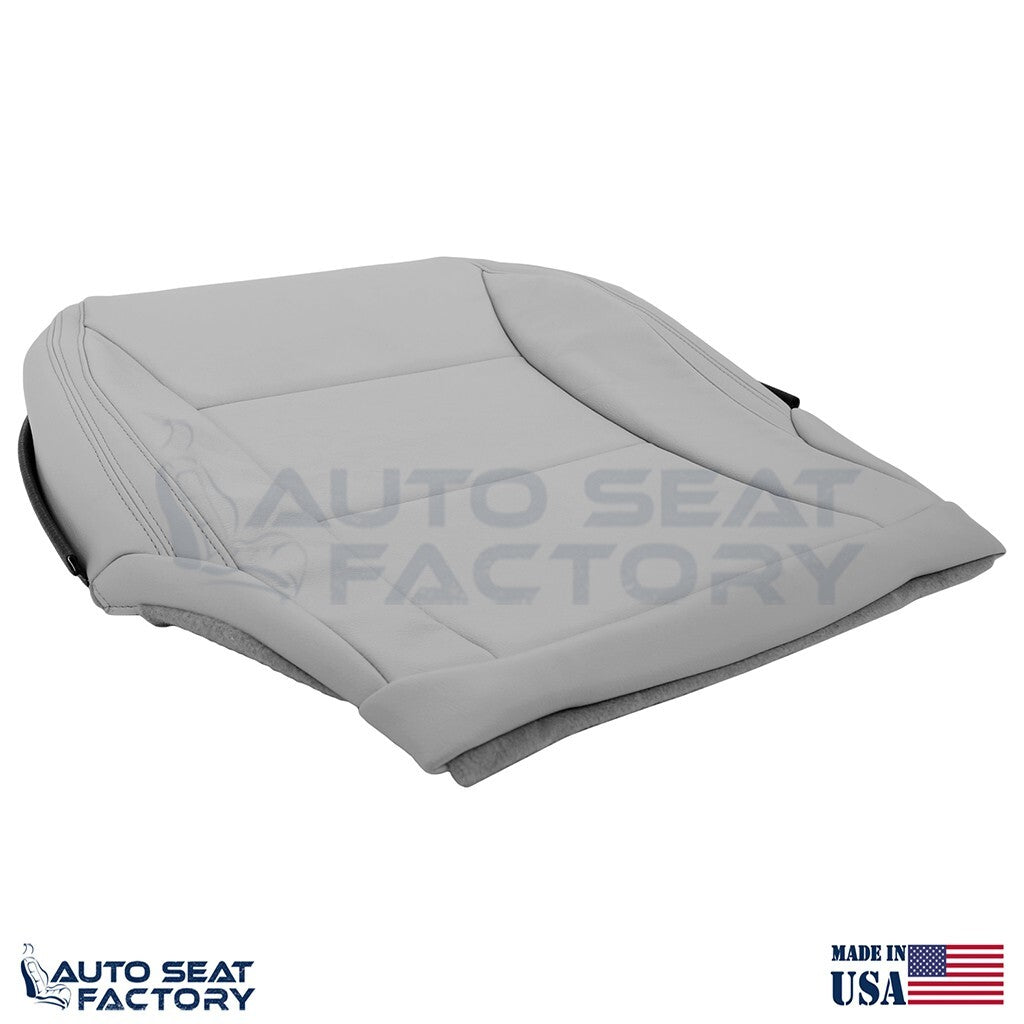 For 2014 2015 Mercedes Benz CLA 250 Left & Right Bottom Gray Vinyl Seat Covers - OEM-Style Replacement Seat Cover