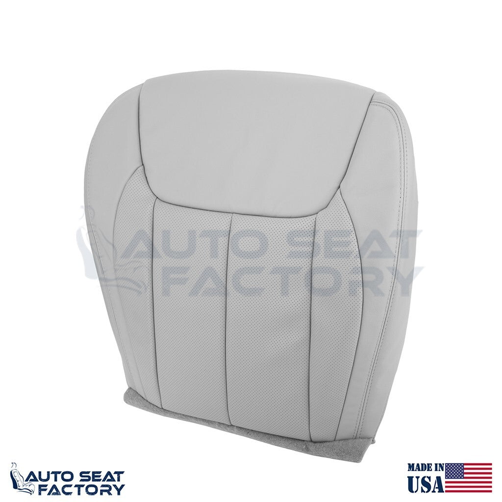 Fits 2006 - 2011 Cadillac DTS Driver Bottom Titanium Vinyl Seat Cover, Perf. - OEM-Style Replacement Seat Cover