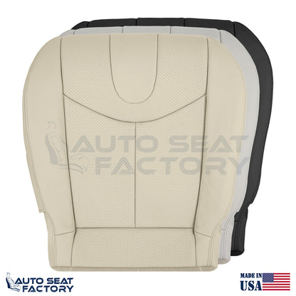 2009 - 2013 Fits Infiniti G37 Coupe Perforated Driver Vinyl Bottom Seat Cover - OEM-Style Replacement Seat Cover