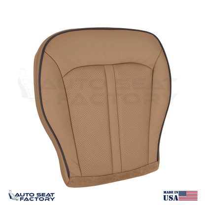2011 -2015 Lincoln MKX Perf Left & Right Bottom Canyon Vinyl Seat Cover - OEM-Style Replacement Seat Cover