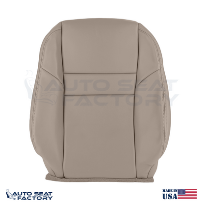 Fits 2003 - 2007 Honda Accord Sedan PASSENGER Top Synthetic Leather Seat Cover - OEM-Style Replacement Seat Cover