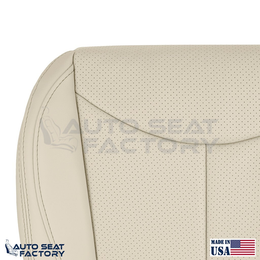 2009 - 2013 Fits Infiniti G37 CONVERTIBLE 2PC Bottom Tan Vinyl Seat Cover, Perf. - OEM-Style Replacement Seat Cover