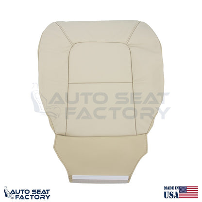 Replacement Fits 2007 - 2016 Volvo S80 PASSENGER Bottom Tan Vinyl Seat Cover - OEM-Style Replacement Seat Cover