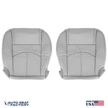 Fits 2013 - 2017 GMC Acadia Left & Right Bottom Solid Gray Vinyl Seat Covers - OEM-Style Replacement Seat Cover