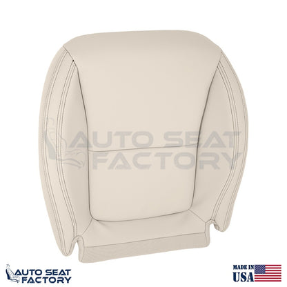 Fits 2012 -2016 Mercedes Benz SLK Driver Passenger Lower Beige Vinyl Seat Covers - OEM-Style Replacement Seat Cover