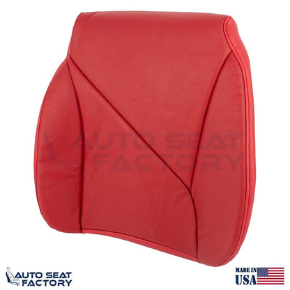Fits 1994 - 1996 Chevy Corvette PASSENGER Side Bottom Red Vinyl Seat Cover - OEM-Style Replacement Seat Cover