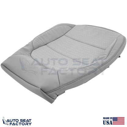 2019 - 2022 Chevy Silverado/ GMC Sierra PASSENGER Bottom Gray Cloth Seat Cover - OEM-Style Replacement Seat Cover