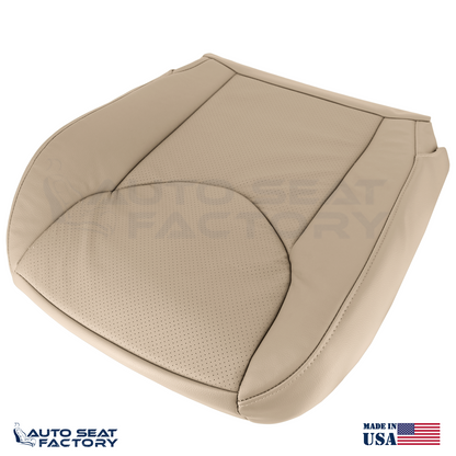 2009 - 2012 Fits Toyota RAV4 Perforated PASSENGER Bottom BEIGE Vinyl Seat Cover - OEM-Style Replacement Seat Cover