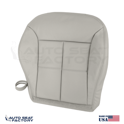 Fits 2007 - 2010 Lincoln MKX Perforated PASSENGER Bottom Gray Vinyl Seat Cover - OEM-Style Replacement Seat Cover