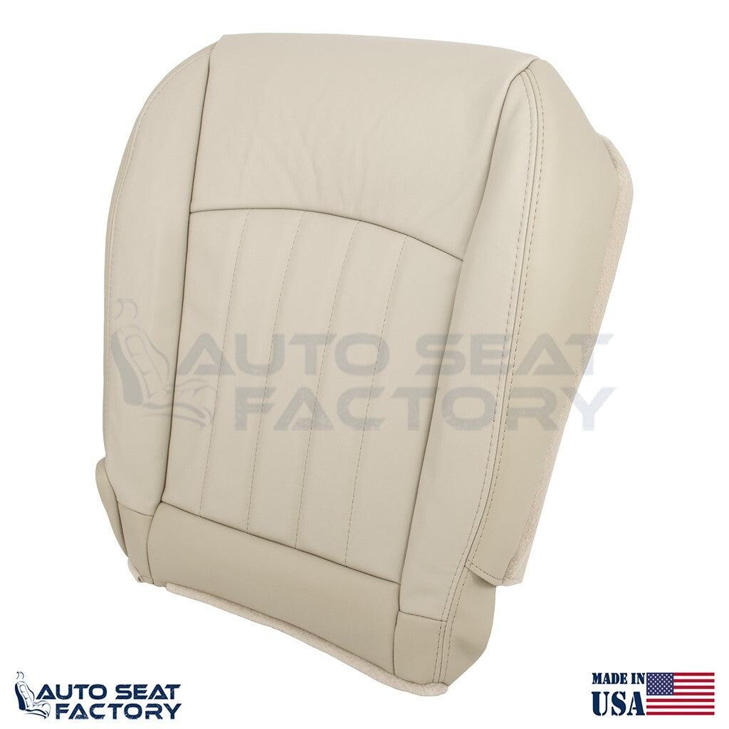 2014 - 2017 Fits Infiniti QX50 Driver Side Bottom Wheat Leather Seat Cover - OEM-Style Replacement Seat Cover