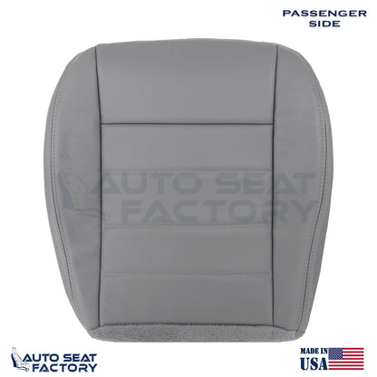 Fits 2006 - 2008 Dodge Magnum RIGHT Bottom Solid Lt Slate Gray Vinyl Seat Cover - OEM-Style Replacement Seat Cover