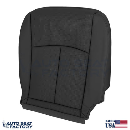 2014 -2020 Fits Infiniti Q50 PASSENGER Bottom Black Vinyl Seat Cover, PERFORATED - OEM-Style Replacement Seat Cover
