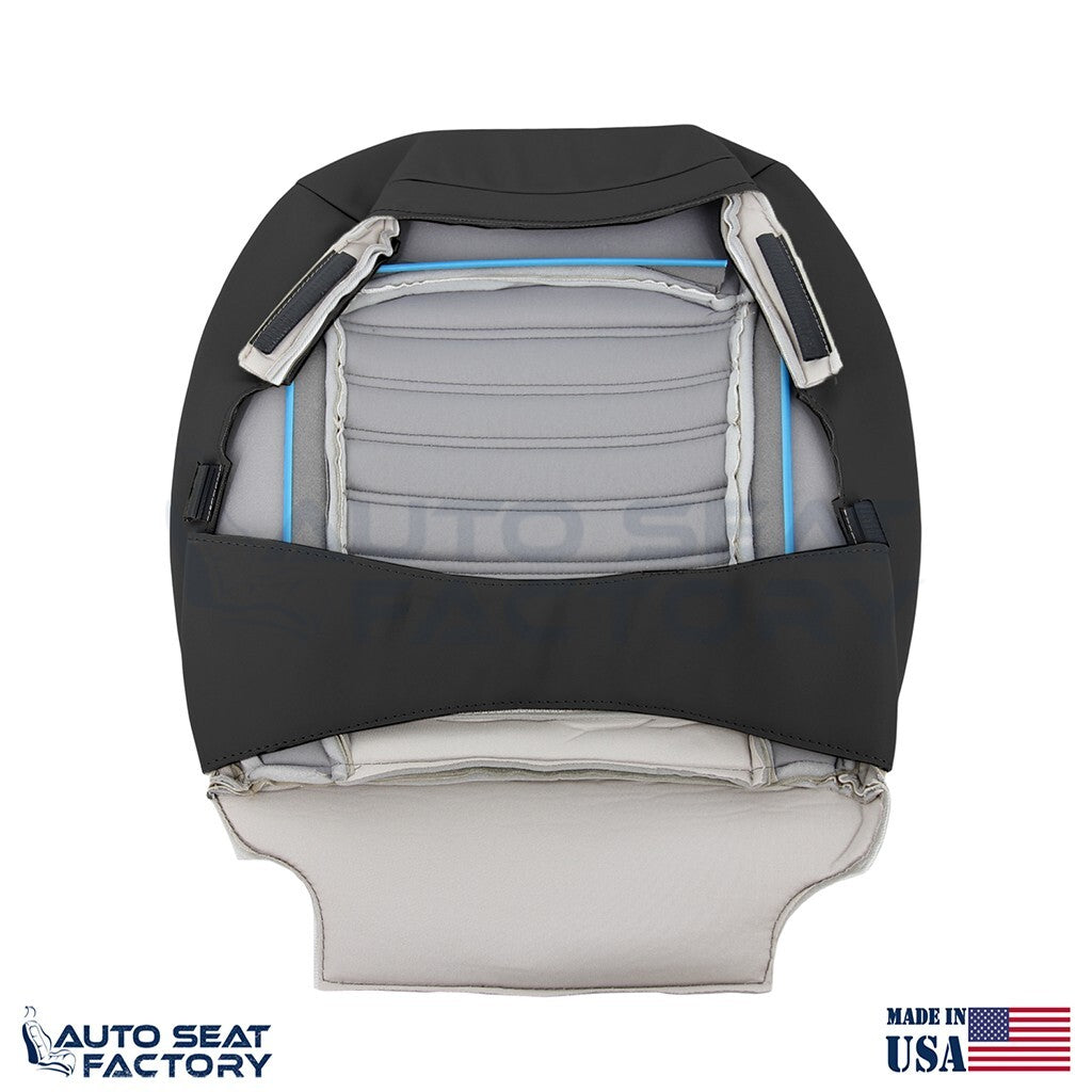 Replacement Black Vinyl Seat Cover SET For Ford Fusion 2013 2014 2015 2016 2017 - OEM-Style Replacement Seat Cover