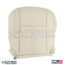 Fits 2009 - 2012 Lincoln MKS RIGHT Bottom Lt. Camel Vinyl Seat Cover, Perforated - OEM-Style Replacement Seat Cover