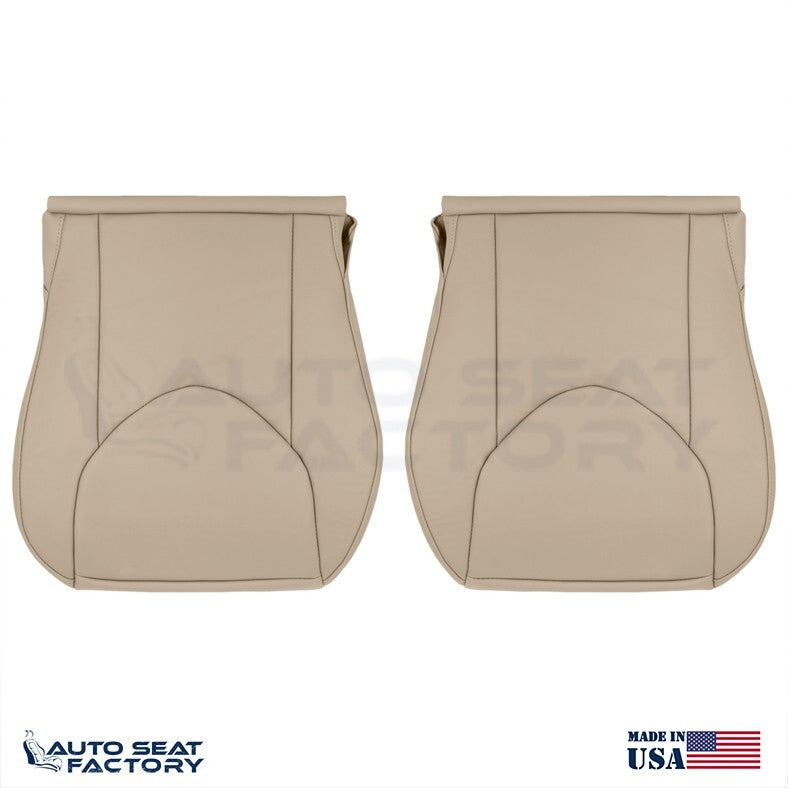 2009 - 2012 Fits Toyota RAV4 SOLID Left & Right Bottom BEIGE Vinyl Seat Covers - OEM-Style Replacement Seat Cover