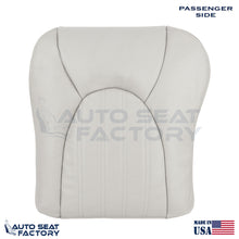 Replacement 1997 - 2000 Jaguar XK8 PASSENGER Bottom Leather Seat Cover - OEM-Style Replacement Seat Cover