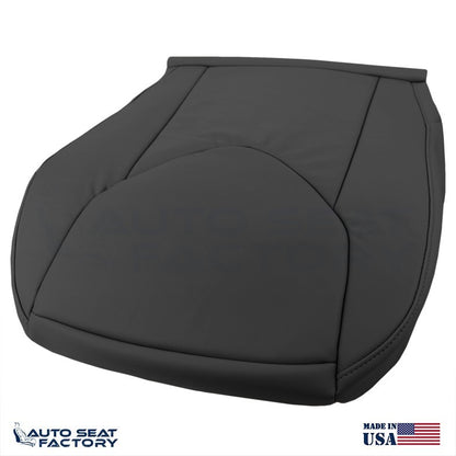 2006 - 2012 Fits Toyota RAV4 SOLID Driver Side Bottom Black Vinyl Seat Cover - OEM-Style Replacement Seat Cover