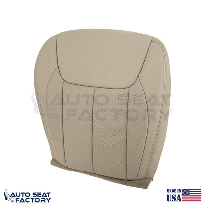 Fits 2006 - 2011 Cadillac DTS Driver Bottom Cashmere Vinyl Seat Cover, Perf. - OEM-Style Replacement Seat Cover