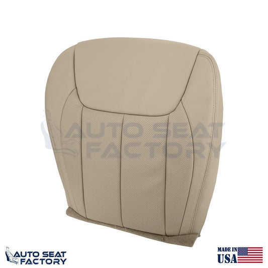 Fits 2006 - 2011 Cadillac DTS Driver Bottom Cashmere Vinyl Seat Cover, Perf. - OEM-Style Replacement Seat Cover