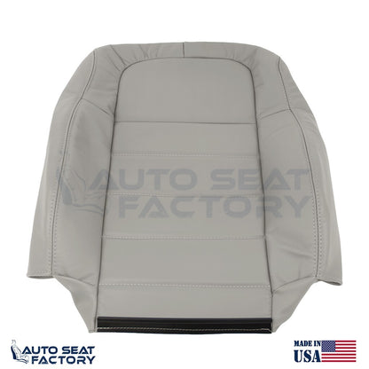 Fits 2006 - 2008 Dodge Magnum PASSENGER Top & Bottom Graystone Vinyl Seat Covers - OEM-Style Replacement Seat Cover