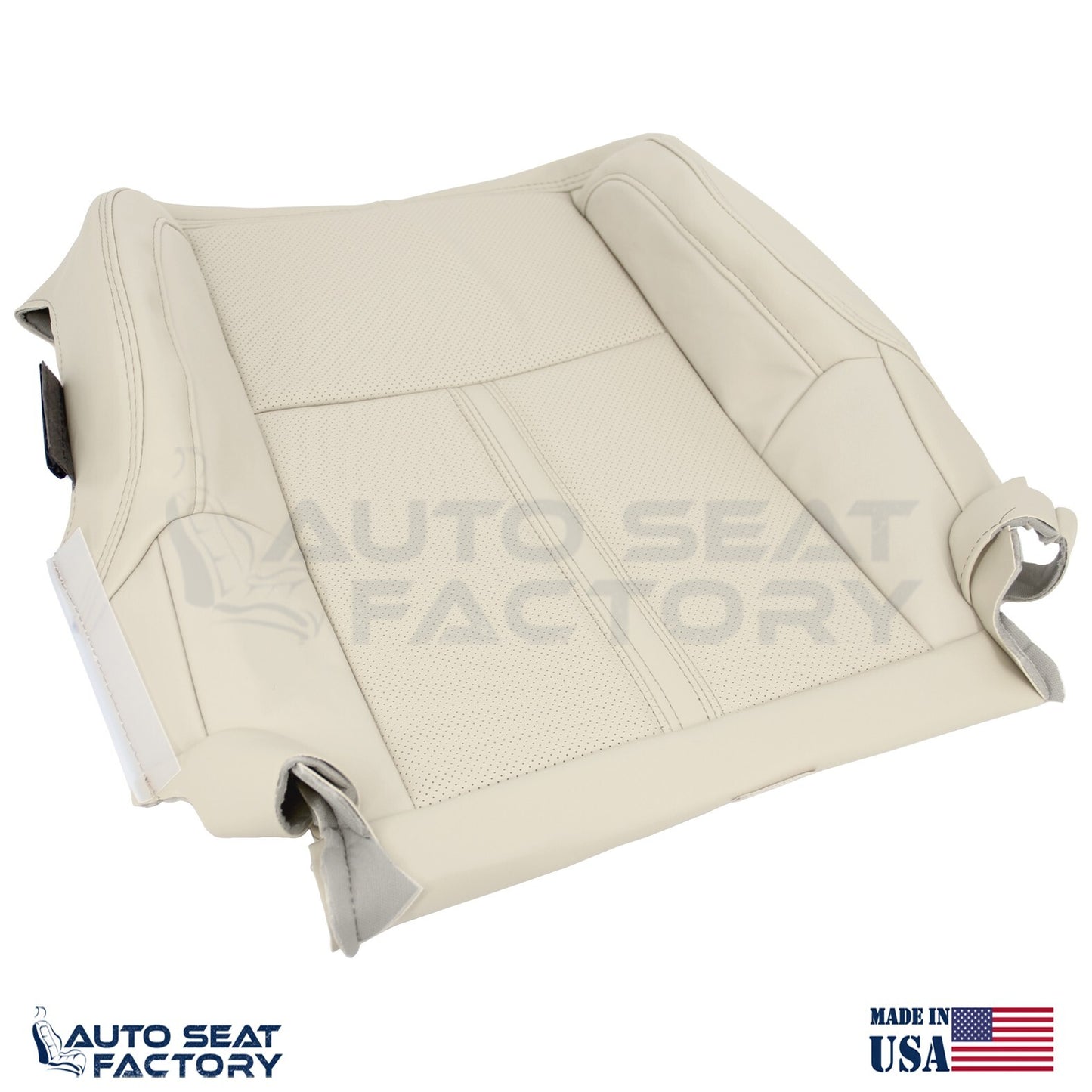 Fits 2009 - 2012 Lincoln MKS Front Cashmere Vinyl Seat Covers, Perforated 4PCS - OEM-Style Replacement Seat Cover