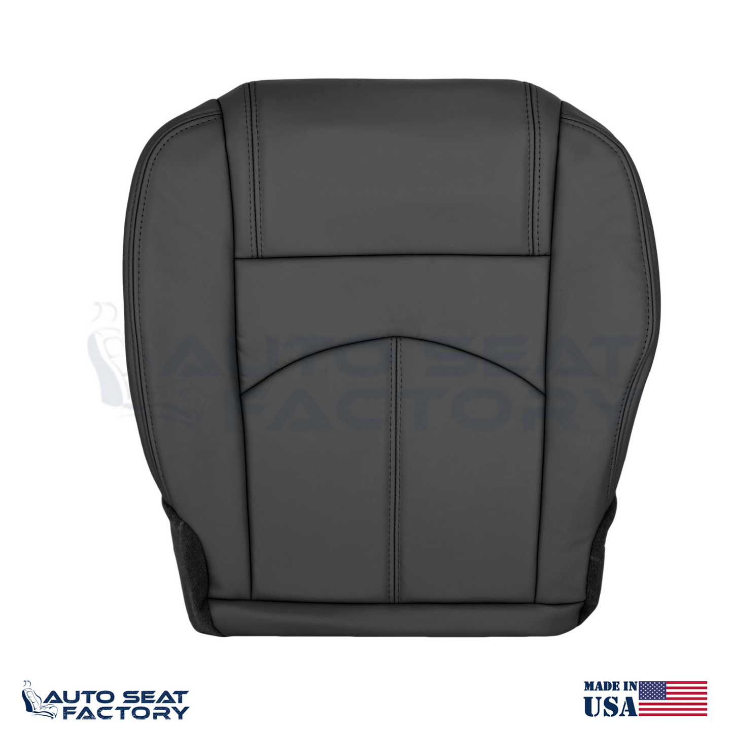 Fits 2013 - 2017 Chevy Traverse Driver Bottom Solid Replacement Vinyl Seat Cover - OEM-Style Replacement Seat Cover