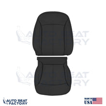 Fits 2010 -2013 Buick LaCrosse Driver Top & Bottom Blk Leather Seat Covers Perf. - OEM-Style Replacement Seat Cover