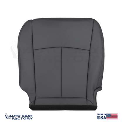 2014 - 2020 Fits Infiniti Q50 PASSENGER Black Vinyl SOLID Seat Covers 2PCS - OEM-Style Replacement Seat Cover