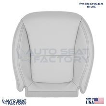 Fits 2012 - 2016 Mercedes Benz SLK PASSENGER Bottom Gray Vinyl Seat Cover - OEM-Style Replacement Seat Cover