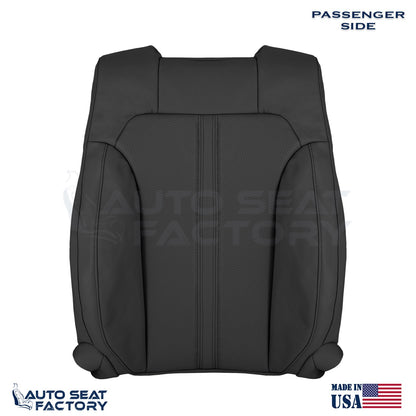 Fits 2009 - 2012 Lincoln MKS PASSENGER Top Black Vinyl Seat Cover, Perforated - OEM-Style Replacement Seat Cover