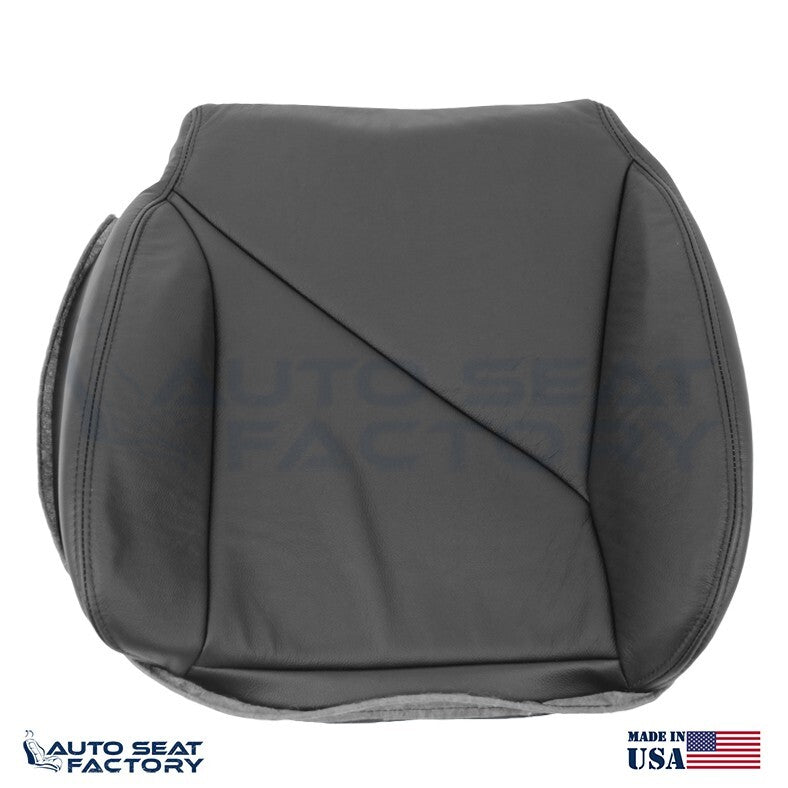 For 1994 - 1996 Chevy Corvette Left & Right Bottom Black Leather Seat Covers - OEM-Style Replacement Seat Cover