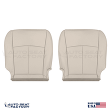 2014 - 2020 Fits Infiniti Q50 Lower Left & Right Wheat Leather SOLID Seat Covers - OEM-Style Replacement Seat Cover